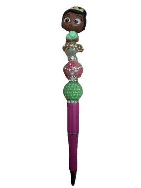 Disney Tiana Doorables Beaded Pen